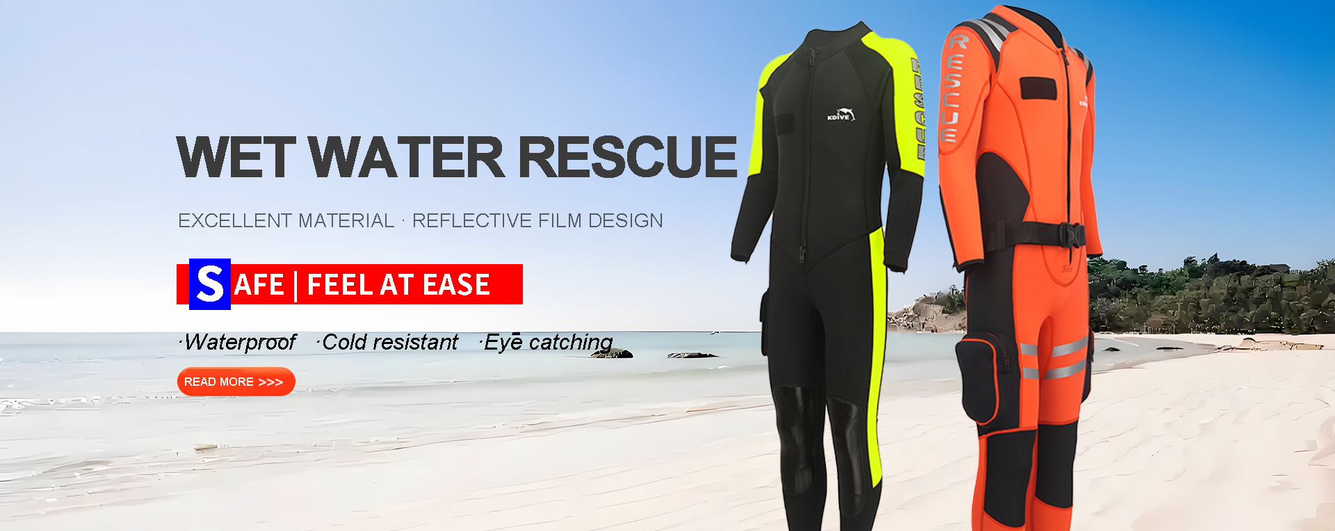 Wet Water Rescue Suit