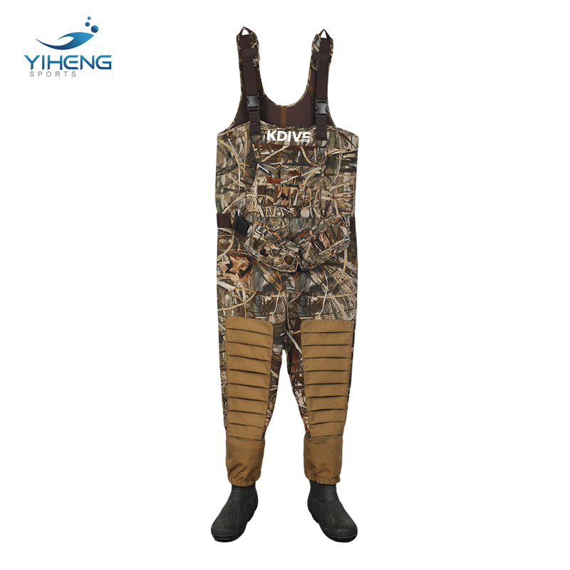 Camouflage Neoprene Bootfoot Chest Wader