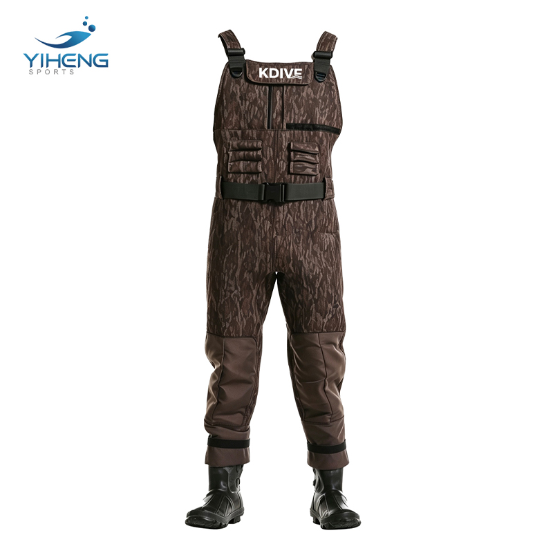 Slim Fit Neoprene Chest Waders – Brown Bark Camo