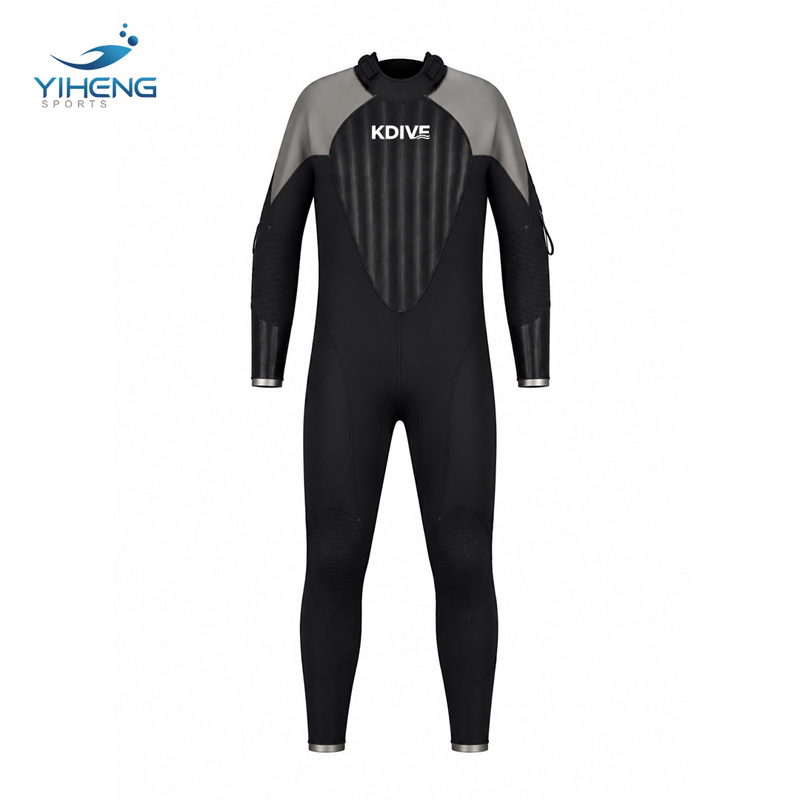 Men's 3mm GBS SUP Full Wetsuit Black Back Zip